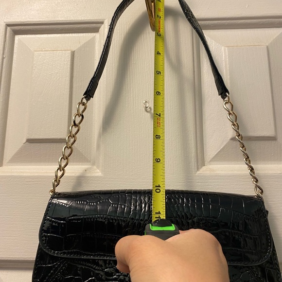 NWOT Liz Claiborne Y2K Retro Vintage Croc Embossed bag - Picture 3 of 7